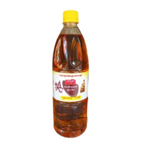 Raghavi Wooden Pressed Flaxseeds Oil | Javas Tel | Ghani Tel | Cold Pressed Oil | 1L