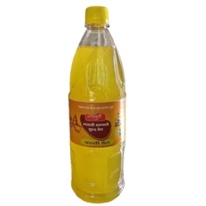 Raghavi Wooden Pressed Organic Groundnut Oil | Lakadi Ghani Tel | 1L