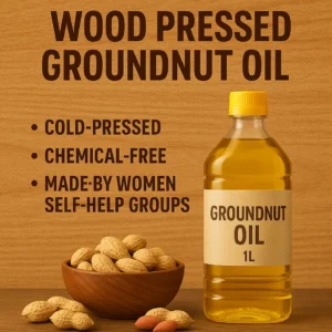 Raghavi Wooden Pressed Organic Groundnut Oil | Lakadi Ghani Tel | 1L - Image 4