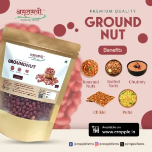 Desi Red Groundnuts | Pure Peanuts High protein | 500g - Image 3