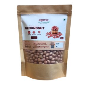 Amrutmayi Raw Peanuts | Pink Nuts | Desi Groundnuts | 500g
