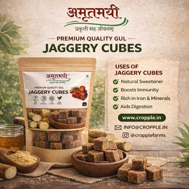 Amrutmayi Jaggery Cube, 100% Natural, 400g - Image 4