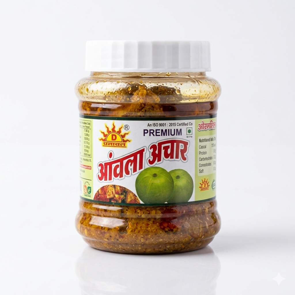 Dhanachal Premium Amla Achar | Khatta Mitha | 250gm